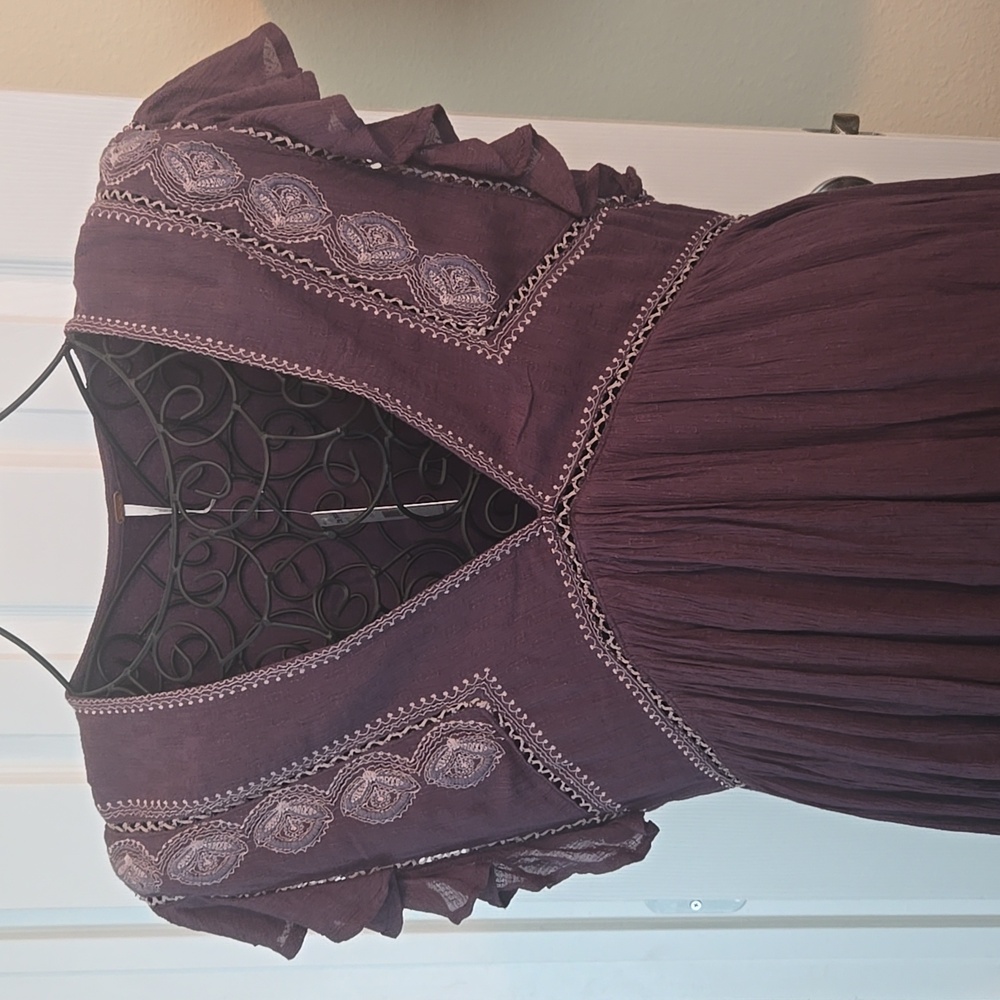 NWT Free People Plum colored tunic top